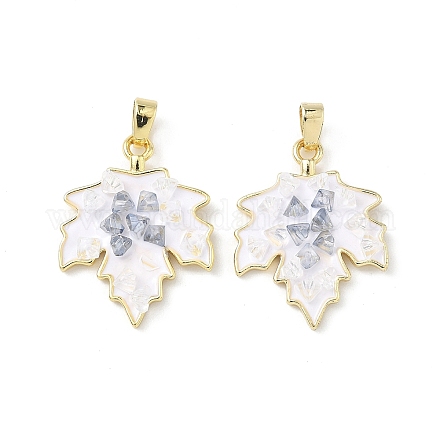 Латунь эмаль подвески&nbsp;KK-Z134-02G-01-1