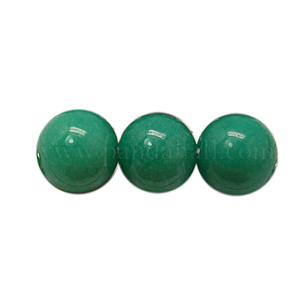 Chapelets de perles en jade Mashan naturel G-H1626-10MM-15-1