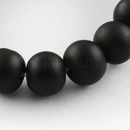 Painted Glass Beads X-DGLA-S072-14mm-24-1