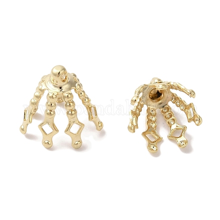 Латунная бусина KK-K383-26B-G-1