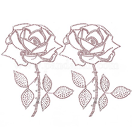 Горный хрусталь в форме розы DIY-WH0308-281-1