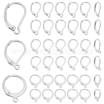 Ahademaker 90шт 3 стиля 304 нержавеющая сталь английская застежка для сережек FIND-GA0006-97P-1