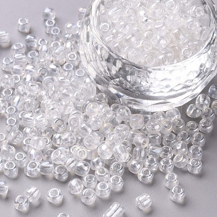 Perles de rocaille en verre SEED-US0003-4mm-101-1