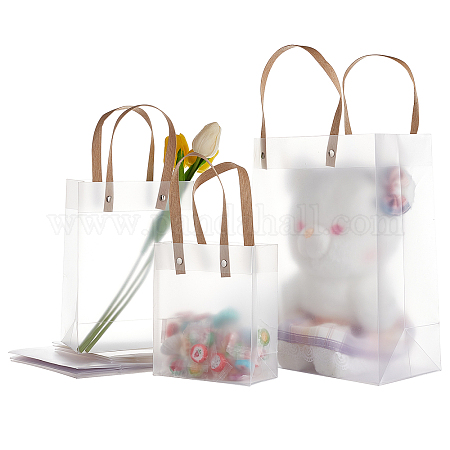 Wholesale PandaHall Elite 12Pcs 3 Style Transparent Plastic Bags 