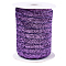 1 Roll Glitter Sparkle Ribbon, Polyester & Nylon Ribbon, Medium Purple, 3/8 inch(9.5~10mm), about 50yards/roll(45.72m/roll)
