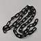 Plastic Cable Chains, without Spool/Card Paper, Black, 36x19x5mm