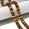 Natural Amber Beads Strands, Disc, 9.5~11x2~5.5mm, Hole: 1mm, about 118pcs/strand, 15.16''(38.5cm)