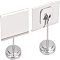 430 Stainless Steel Business Card Holder, Table Name Card Holder, Stainless Steel Color, 90x101mm
