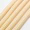 Imitation Amber Resin Heishi Beads Strands, Disc/Flat Round, Creamy White, 6x1.7~2mm, Hole: 1.5mm, about 182~195pcs/strand, 14.2 inch(36cm)