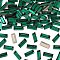 Preciosa® MAXIMA Crystal Fancy Stones, Czech Crystal, 435 26 212 Baguette, Dura Foiling, 50730 Emerald, 4x2mm