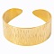 Vintage Texture 304 Stainless Steel Cuff Bangles for Women