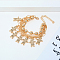 Fashionable Iron Multi-Layer Handmade Tassel Jewelry Personalized Bracelets, Golden