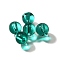K9 Glass, Imitation Austrian Crystal Beads, Round, Teal, 7.5x8mm, Hole: 1.4mm
