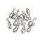 Vegetables 304 Stainless Steel Charms, Polished, Stainless Steel Color, Anti-Tarnish, Eggplant, 10.5x3x3mm, Hole: 1.2mm