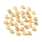Opaque Acrylic Beads, Imitation Gemstone, Cube, Two Tone, Light Khaki, 17x15.5x15.5mm, Hole: 3mm