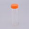 PVC Centrifuge Tube, with Screw Top,  Column, Dark Orange, 10.4x3.3cm, Capacity: 50ml(1.69 fl. oz)