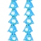 Handmade Lampwork Beads Strands, Penguin, Deep Sky Blue, 14x18x13mm, Hole: 2mm, about 35pcs/strand, 17.72''(45cm)