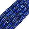 Natural Lapis Lazuli Beads Strands, Rondelle, 6~6.5x2~2.5mm, Hole: 1.2mm, about 174pcs/strand, 15.35''(39cm)