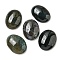 Natural Indian Agate Cabochons, Oval, 30x21.5~22x5~8.5mm