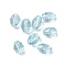 K9 Glass, Imitation Austrian Crystal Beads, Faceted, Oval, Light Sky Blue, 9x6x6mm, Hole: 1mm