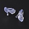 Transparent Plastic Mini High-heeled Shoes, Fairy Tale Crystal Shoes, for Dollhouse Accessories, Pretending Prop Decorations, Clear, 22x10.5x19mm, 10 pairs/bag