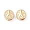 CCB Plastic European Beads, Large Hole Beads, Star, Golden, 9.5x9.5x7.5mm, Hole: 4.5~4.5mm