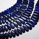 Lazuli colgantes de piedras preciosas naturales lapis gradual hebras de abalorios G-F129-B-02-1