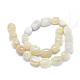 Natürlichen weißen Mondstein Perlen Stränge G-O173-085-2