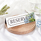 Olycraft Reserved Sign Mirror Style Acrylic Sign Table Number Holder AJEW-OC0004-56A-5