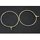 Brass Wine Glass Charm Rings Hoop Earrings X-EC067-4NFG-1