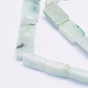 Natürliche myanmarische Jade / burmesische Jade-Perlenstränge G-O173-065-3