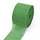 Polyester Imitation Linen Wrapping Ribbon OCOR-G007-01C-2