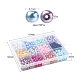 780 pz 12 colori perle di perle di vetro dipinte a forno HY-YW0001-03B-6