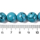 Chapelets de perles en turquoise synthétique&nbsp;G-L605-G01-04A-5