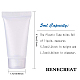 BENECREAT 30 Pack 10ml/0.34oz Mini Plastic Squeezable Lip Gloss Tubes Empty Refillable Tubes for Lotion MRMJ-BC0001-20-4