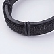 Bracelets réglables unisexe en corde de peau de vache BJEW-F300-08A-2