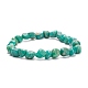 Gemstone Nuggets Beaded Stretch Bracelet for Women BJEW-JB08275-4