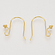 Brass Earring Hooks KK-N216-29-3