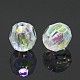 Perles acryliques transparentes écologiques TACR-PL642-8mm-22-2