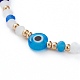 Verstellbare Nylonschnur geflochtenen Perlen Armbänder BJEW-JB05791-02-2