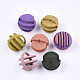 Rubberized Style Acrylic Combined Beads OACR-T011-126-1