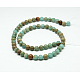 Round Synthetic Aqua Terra Jasper Beads Strands G-N0160-04-4mm-5