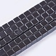 Electroplate Non-magnetic Synthetic Hematite Beads Strands X-G-J170A-2x2mm-03-1