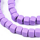 Handmade Polymer Clay Beads Strands CLAY-S092-78H-3