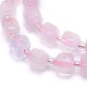 Chapelets de perles en quartz rose naturel G-L552D-13A-2