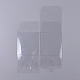 折り畳み式透明PVCボックス  クラフトキャンディ包装結婚式パーティーの好意のギフトボックス  透明  7x7x7cm CON-WH0072-20B-2