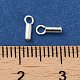 925 Sterling Silver Cord Ends STER-P055-01A-S-3