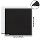 BENECREAT 20PCS 3mm Square Self Adhesive Backed Foam Sheet Black EVA Foam Pad Mat with Adhesive Backing for Furniture Doors AJEW-BC0005-63-3