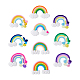 HOBBIESAY 20 Pcs 4 Styles 10 Colors Rainbow Slime Charms Cabochons Cloud Silicone Charms Pendants Mini Rainbow Cameo Charms Jewelry Embellishment Supplies for Gluing DIY Jewelry Earrings Rings SIL-NB0001-15-1