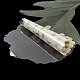 植物ペット粘着防水ステッカー 6 個  DIY フォトアルバム日記スクラップブック装飾用  花  スミレ  110~192x102~113x0.1mm DIY-K074-01F-4